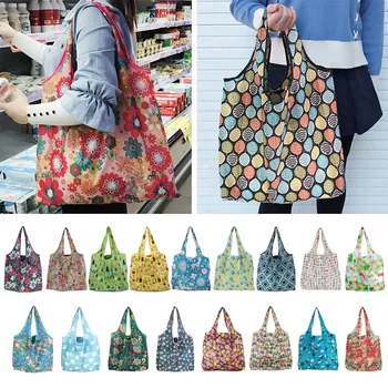 Сумка для покупок большой емкости, сумки-тоут для покупок в супермаркете, складная переносная Эко-сумка, женская сумка через плечо, организация дома
