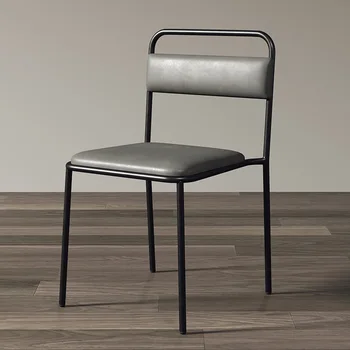 Nordic Light Роскошный обеденный стул Современный дизайнерский Минималистичный Домашний стул Удобная мебель для отдыха Iron Cafe Relax Cadeira