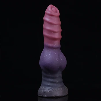 Мягкий силиконовый пенис, большой член, Фаллос, игрушка из секс-шопа для взрослых, женский мастурбатор, Огромный Толстый фаллоимитатор для собак, Анальные игрушки на присосках