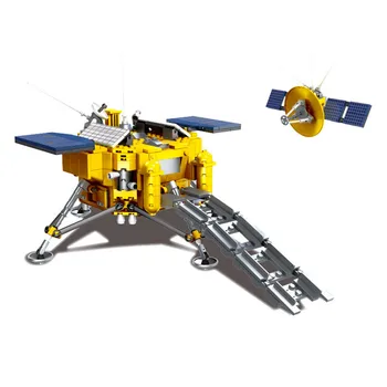 2022 Городское творчество Техническое Исследование Луны Авиационная серия Модельных строительных блоков Кирпичи Детские Игрушки