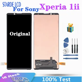Оригинальный ЖК-дисплей Для Sony Xperia 1ii ЖК-дисплей С Сенсорным Экраном Digitizer В Сборе для xperia 1ii Полная Замена Дисплея
