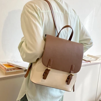 Высококачественный женский рюкзак из искусственной кожи, модная женская маленькая дорожная сумка через плечо, повседневные Новые женские сумки для ноутбуков для девочек-подростков
