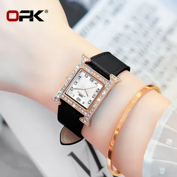 Производители часов бренда OPK, оптовые продажи через границу, хит продаж, поясные кварцевые часы для женских часов и женские часы