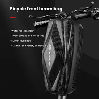 Велосипедная сумка Водонепроницаемая Велосипедная сумка Пылезащитная организация Портативная Передняя сумка для велосипеда большой емкости