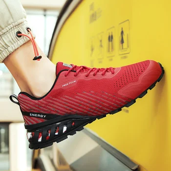 Новые мужские кроссовки с подушечками, высококачественная уличная спортивная обувь из сетчатого материала, дышащие кроссовки для спортзала, Zapatillas De Deporte