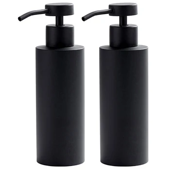 2 дозатора мыла для рук-чаша из нержавеющей стали, столешница для ванны, дозаторы лосьона, черный