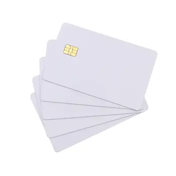 Смарт-IC-карта с чипом SLE 4442 ISO7816 RFID-контакт 256x 8-битная ПВХ-IC-карта белого цвета