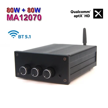 Усилитель Bluetooth Infineon MA12070 Tpa3116D2 Цифровой Аудио Усилитель Мощности QCC3031 APTX-HD Динамики Hi-Fi Стерео Класса D 2.0