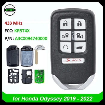 DIYKEY 7 Кнопок Смарт-Ключ для Honda Odyssey 2019 2020 2021 2022 Бесконтактный Дистанционный Автомобильный Брелок 433 МГц ID47 Чип KR5T4X A3C0094740