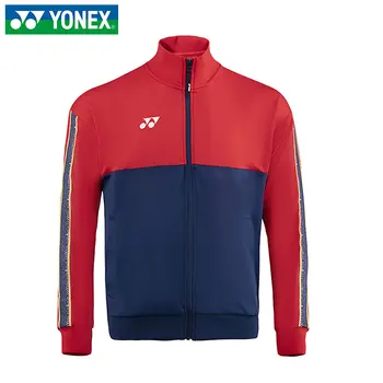 Новая спортивная трикотажная одежда YONEX спортивная куртка для бадминтона для мужчин и женщин оригинальная национальная сборная с длинным рукавом
