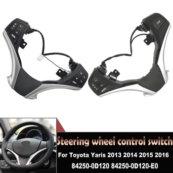 Для Toyota Yaris 2013-2016 Переключатель Управления Аудиосистемой Рулевой колодки Для Corolla RAV4 84250-0D120 842500D120-E0