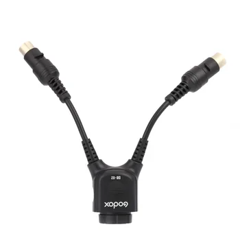 Godox DB-02 2-1 кабельный адаптер Y-образного типа для блока питания Propac PB960 AD360 AD180, увеличивающий время переработки