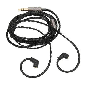 2-контактный кабель для наушников 0,78 мм Чистый звук Шнур для обновления наушников Шумоподавление Замена штекера 3,5 мм для ZSX ZSN для BA5