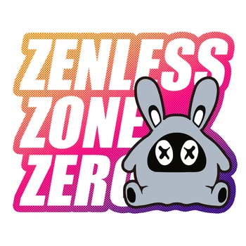 Аниме Брелок Zenless Zone Zero Rabbit Акриловый Брелок на ремешке Фигурка Подвесные Аксессуары 6 см