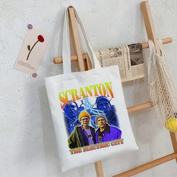 Сумка для покупок Scranton The City shopping bolsas de tela bolsa многоразовая джутовая сумка хлопчатобумажная сумка тканевый шнурок для покупок ecobag grab