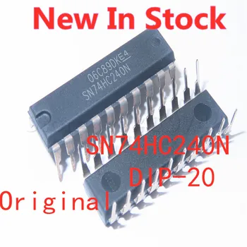 5 шт./ЛОТ SN74HC240N 74HC240 HD74HC240P микросхема буферного преобразователя DIP-20 logic inverter В наличии новая оригинальная микросхема