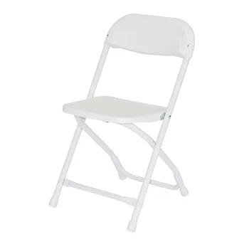 Стул - детский пластиковый складной - белый (10 шт./коробка) Скандинавский стул Nordic Furniture Обеденный стул Стул для ресторана