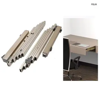 НОВЫЙ многосекционный скрытый стол-слайдер, многофункциональный Выдвижной Складной обеденный стол, выдвижная направляющая, плоский толчок с направляющими для ног
