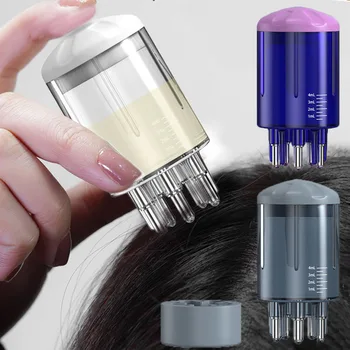 Аппликатор для кожи головы, жидкая расческа для ухода за волосами, эфирное масло, жидкий направляющий массажер, расческа, сыворотка для роста волос, масло для нанесения