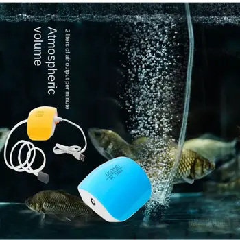 Аксессуары Аэратор Аквариум USB Перезаряжаемый Интеллектуальный Кислородный Насос Воздушный Насос Кислородный насос для рыбалки Воздушный Компрессор