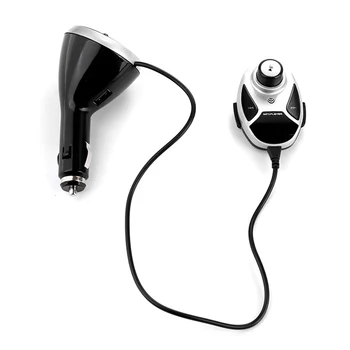 Автомобильный Bluetooth FM-передатчик Беспроводной аудиоприемник громкой связи MP3-плеер Двойное USB-зарядное устройство Автомобильные Аксессуары TF-карта U-диск