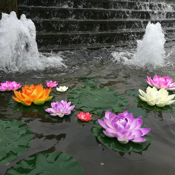 5 Шт. Искусственных цветов гортензии, уличные Плавающие Фонари, имитация Водяной Лилии, искусственный Поролоновый коврик Lotus
