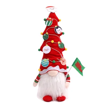 Рождественские гномы Плюшевый эльф, Безликая кукла, Рождественские украшения, Шведские гномы, скандинавские украшения для дома, Красный