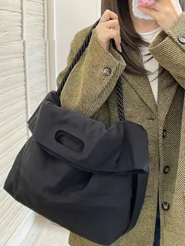 Широкополосная нейлоновая сумка-мессенджер для женщин-почтальонов, небольшая текстурная спортивная сумка для фитнеса, Корейская версия 2023, Новая мода