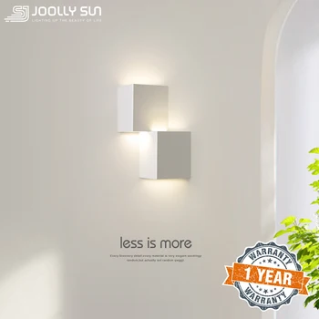 Настенный светильник Joollysun, Современное внутреннее освещение, светодиодный настенный светильник для спальни, прикроватной тумбочки, гостиной, домашнего декора, Светильники Белого цвета