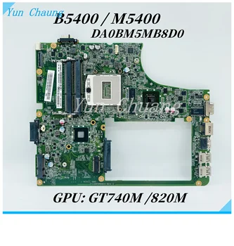 DA0BM5MB8D0 Материнская Плата Для ноутбука Lenovo B5400 M5400 Материнская Плата 90004621 HM86 Chipest GT740M/820M GPU DDR3 100% Полностью протестирована