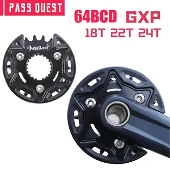 Pass Quest GXP 64BCD 18T 22T 24T Кривошипные Уличные Ограждения Прямого Крепления ForSRAM/Shimano С Широкими И Узкими Кольцами Для Велоспорта XX1 XO1