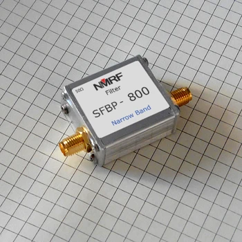 Узкополосный полосовой фильтр 800 МГц, малый размер, интерфейс SMA