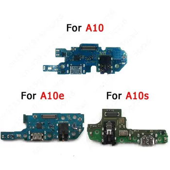 Оригинальный порт зарядки для Samsung A10 A10e A10s плата зарядки печатная плата док-станция USB разъем гибкий кабель лента Разъемная пластина Запасные части