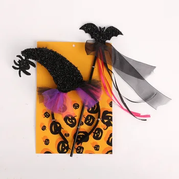 Женская повязка на голову с крыльями летучей мыши, Заколка для волос, повязка на голову с кошачьими ушками, Необычный праздничный костюм для косплея на Хэллоуин 2023 г.