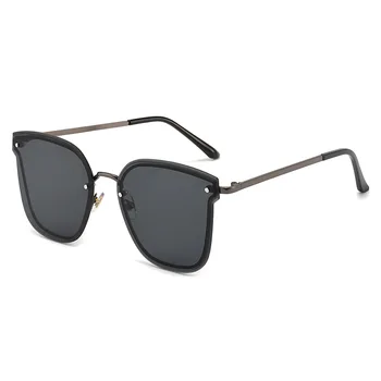 новые квадратные металлические солнцезащитные очки для женщин и мужчин, высококачественный трендовый продукт, модные солнцезащитные очки для вождения с кошачьим глазом, ретро oculos de sol uv400