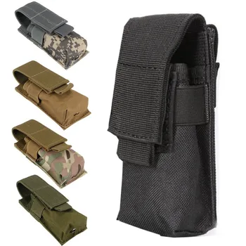 Тактический подсумок для военного пистолета, сумка для подсумок Molle, чехол для фонарика, держатель для фонарика, чехол для охотничьего ножа, кобура для EDC, сумка