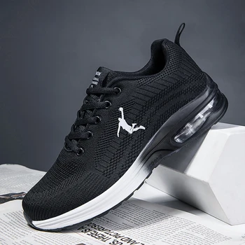 2023 Новая легкая мужская обувь Кроссовки Дышащие мужские кроссовки для бега Модная мужская повседневная обувь из сетки на шнуровке Tenis Masculino