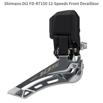 передний переключатель shimano 105 Di2 с 2x12 скоростями FD-R7150 устанавливается на пазуху