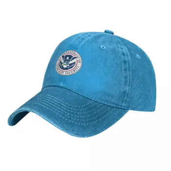 Печать Министерства внутренней безопасности США Бейсболка Забавная шляпа Модная пляжная женская шляпа Мужская