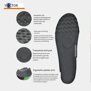 Стелька для обуви Новая 2023 оригинальная Victor energy max Мужская женская подушка для бадминтона, бега, спортивных кроссовок, стелька для ботинок VT-XD11