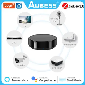 MOES Tuya ZigBee Wireless Gateway Hub, проводной многорежимный мост, пульт дистанционного управления, приложение Mesh Smart Life, Alexa Google Home