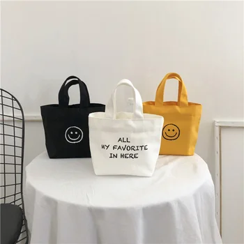 1 шт. Мини-сумка для покупок в корейском стиле с улыбающимся лицом для женщин, модная сумка для мобильного телефона, Женская сумочка, маленькая повседневная сумочка