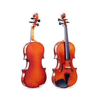 Антикварная скрипка Из ели, полностью из массива дерева, профессиональная акустическая скрипка 4/4, Эбонитовый музыкальный инструмент ручной работы Violino