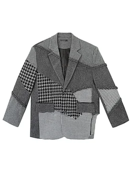 A2070 Модные мужские пальто и куртки 2023 для подиума, роскошный Европейский дизайн, мужская одежда для вечеринок