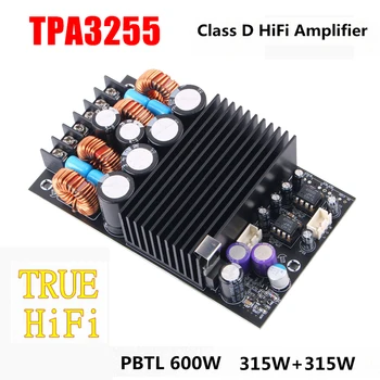 TPA3255 300 Вт * 2 Hi-Fi Стерео Усилитель класса D Цифровой 2,0-Канальный 600 Вт Плата Усилителя Мощности Звука Модуль Стереоусилителя Постоянного тока 48 В