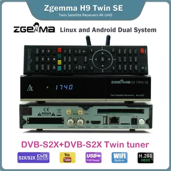 2023 Лучший 4K UHD Zgemma H9 TWIN SE 2 * CI + Linux E2 и Android Dual OS 2 * DVB-S2X TV Двойной Спутниковый ТВ-ресивер T2-MI WIFI Встроенный
