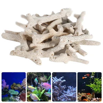 500 г Аквариумного фильтрующего материала Биологический фильтр из натуральной коралловой кости Нитрифицирующие Бактерии с Сетчатым мешком Аквариум для рыб Аксессуары для аквариума