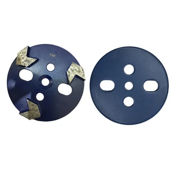 12ШТ GD09 Сегментированный алмазный шлифовальный диск со стрелкой из твердого сплава - напольное колесо с крупной крупой для эффективного использования бетона и терраццо Renova