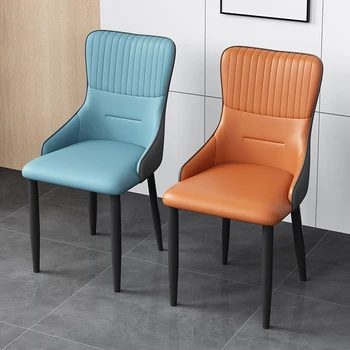 Современные обеденные стулья в стиле ар-деко, эргономичное кресло для гостиной Nordic Eco Lazy, туалетные столики, мебель для дома Salle Manger