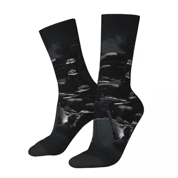 The LORDS OF An BLACK - Чулки The LORDS OF An BLACK R298 высшего качества, лучше продаются Новые эластичные носки с контрастным цветом.